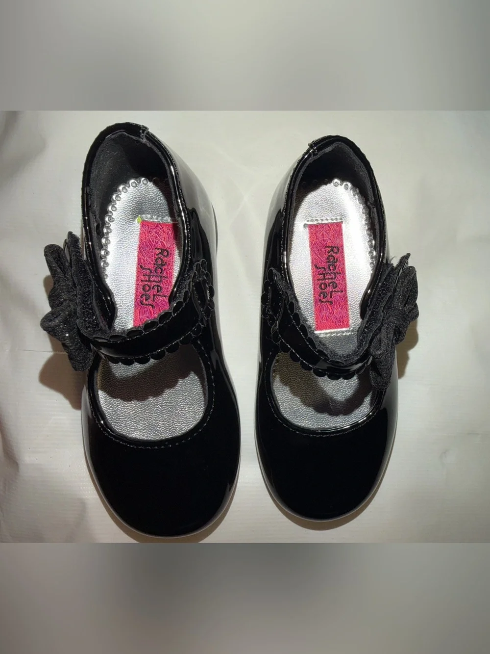 NEW Girls Black Patent Mary Jane Dress Shoes size 6 never worn